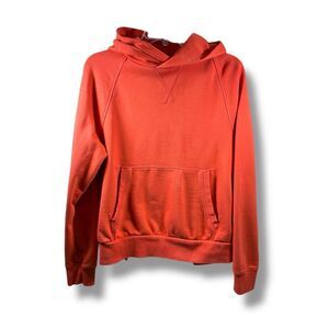 Athleta Moonrise Open Back Hoodie in Coral Size M